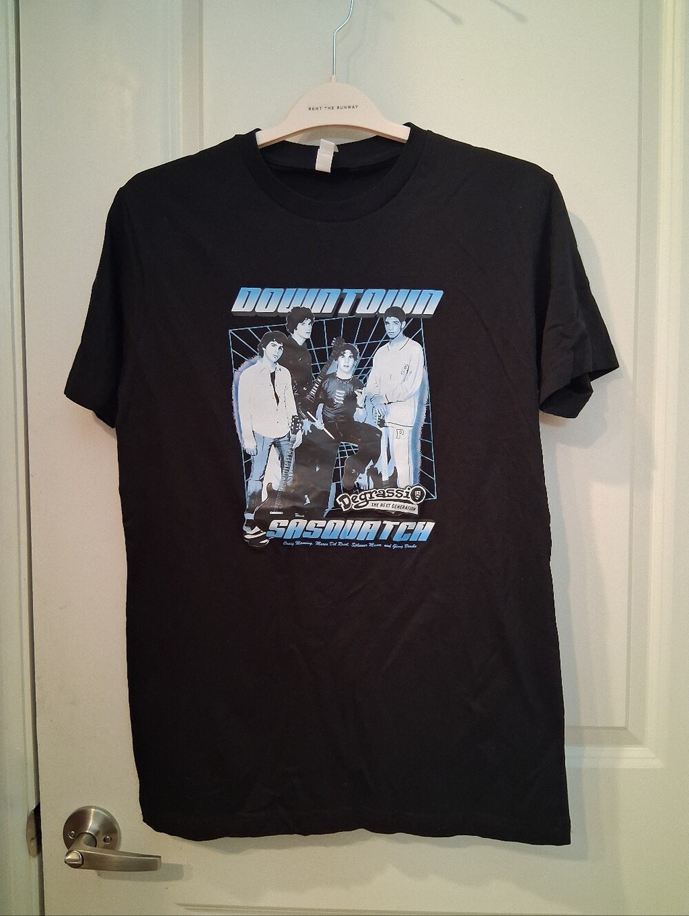 Downtown Sasquash Black Graphic Tshirt
